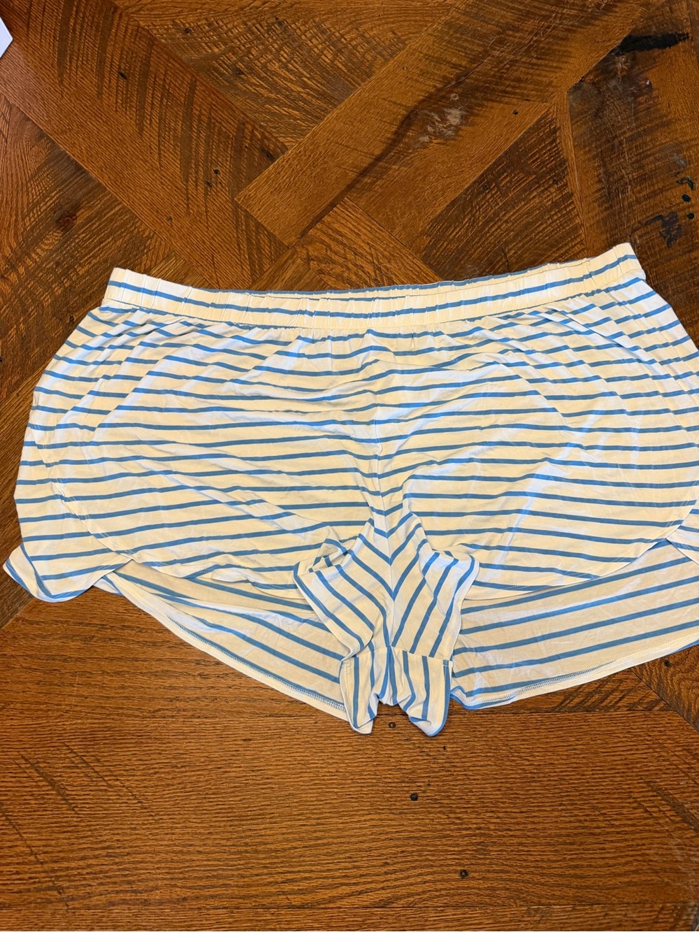 NWOT 4x Old Navy White and Blue Striped Women's Pajama Shorts